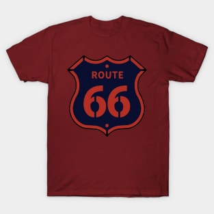 Route 66 logo design T-Shirt